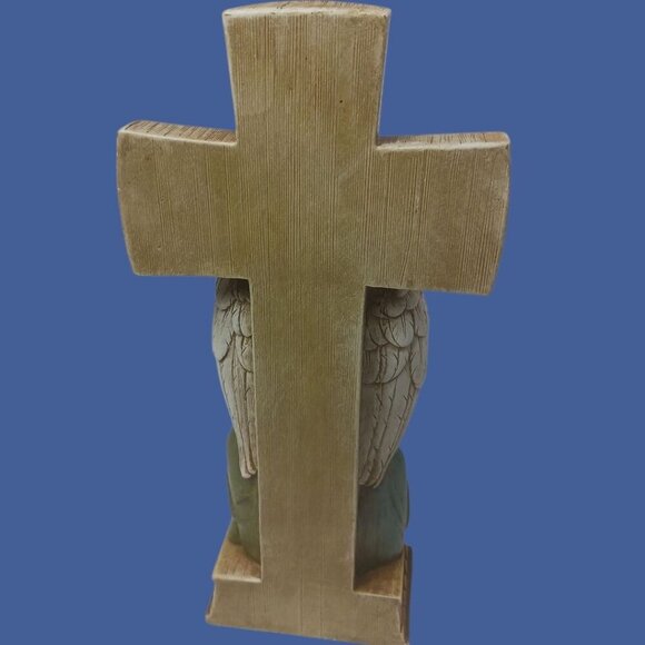 Avalon Gallery Christmas Treasures Nativity Story Figure Cross With Angel "14" - Picture 11 of 12